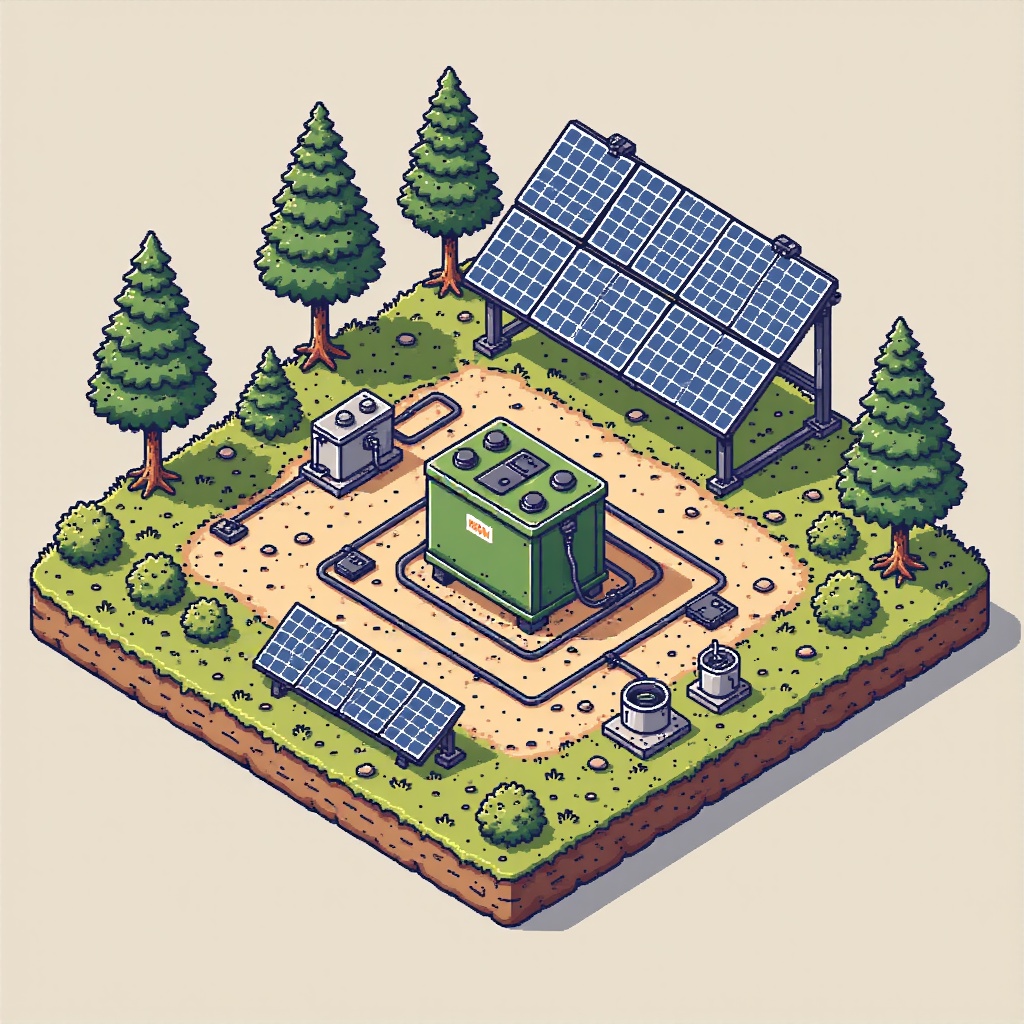 Off-Grid Solar + Battery System